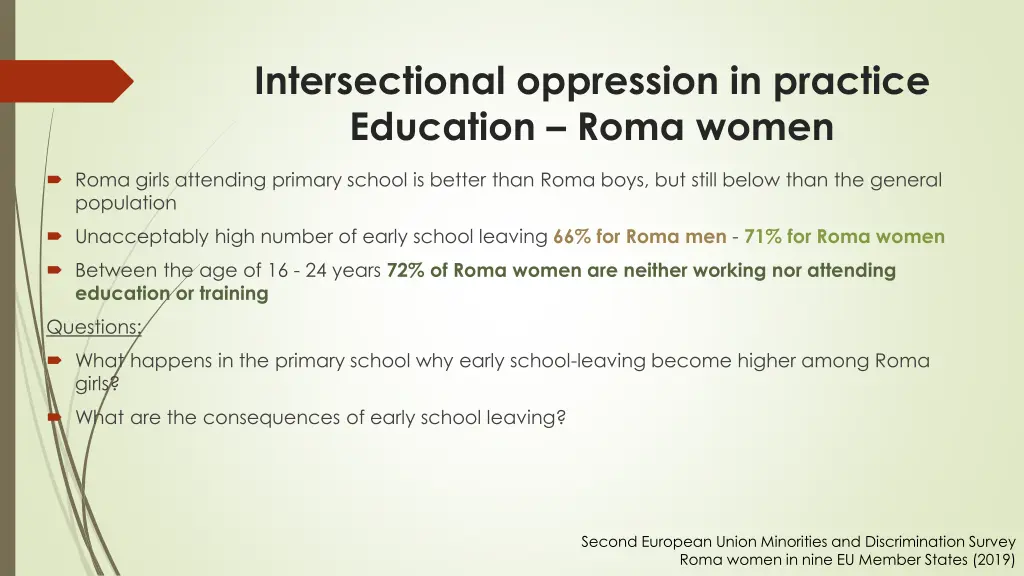 intersectional oppression in practice education