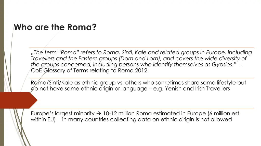 who are the roma