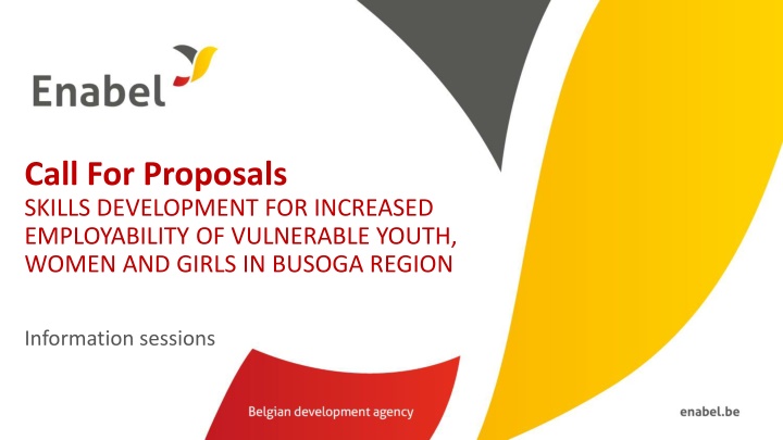 call for proposals skills development