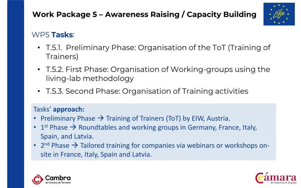 work package 5 awareness raising capacity building 2