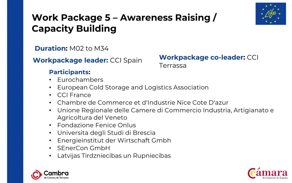 work package 5 awareness raising capacity building