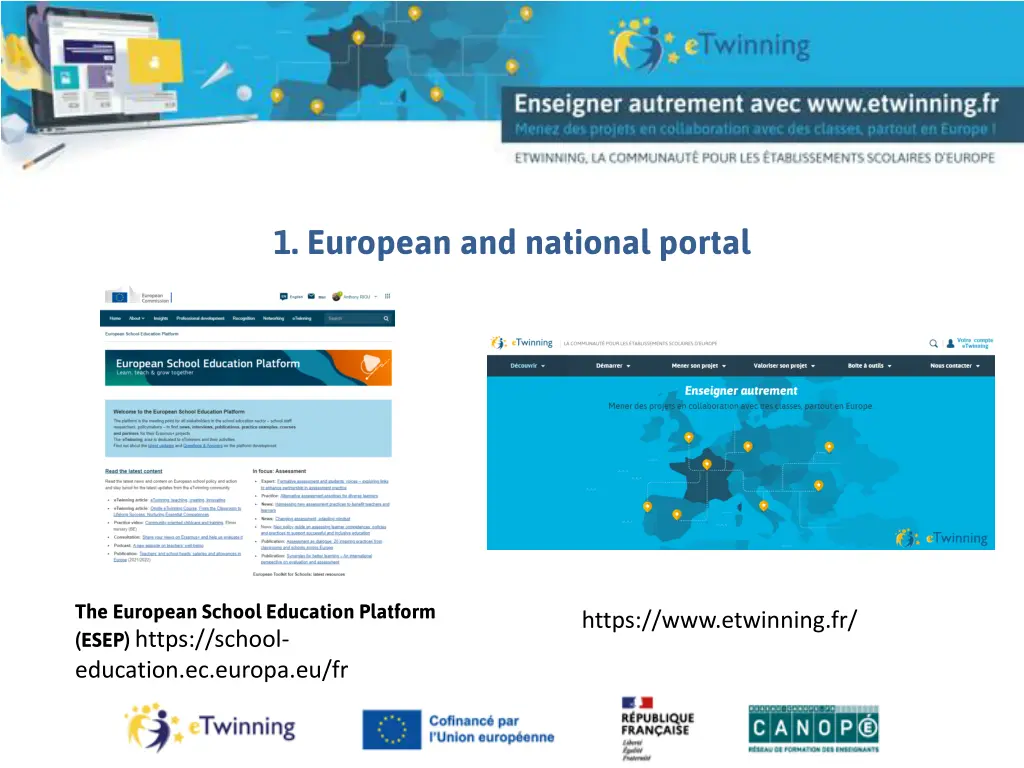 1 european and national portal