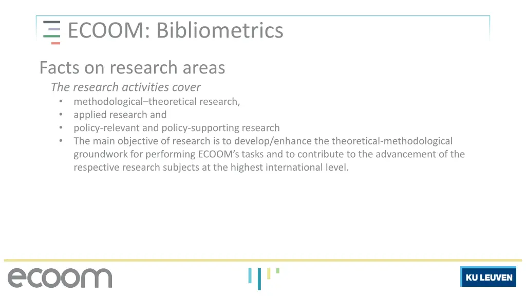 ecoom bibliometrics 1