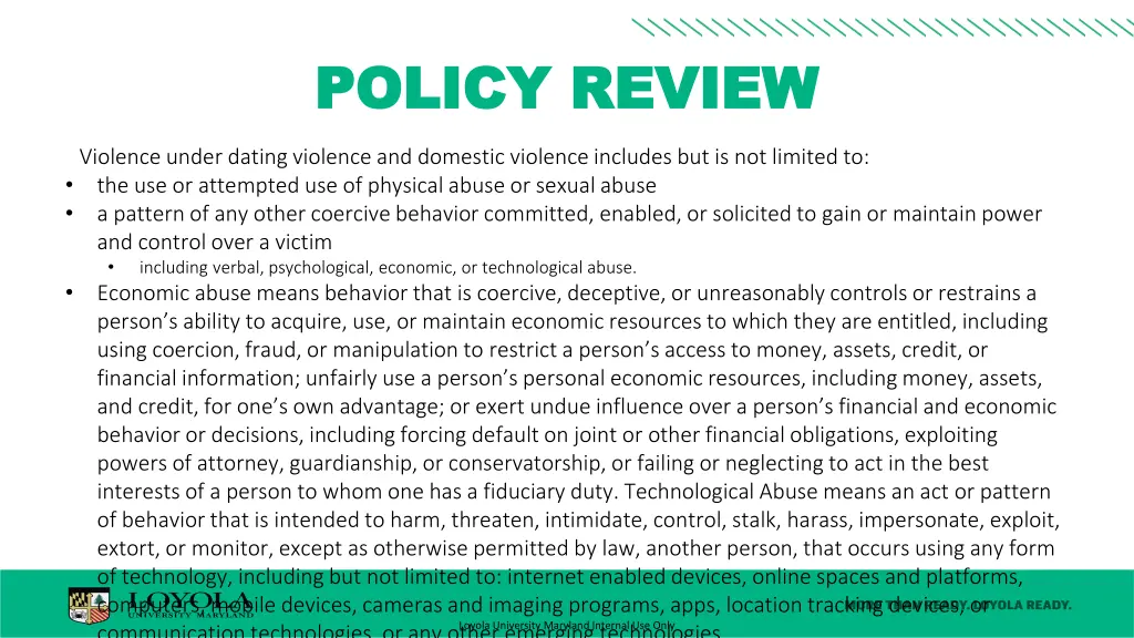 policy review policy review 5