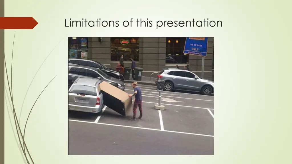 limitations of this presentation