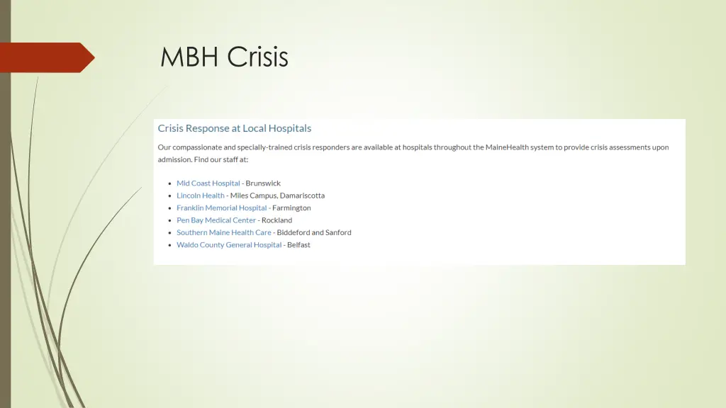 mbh crisis