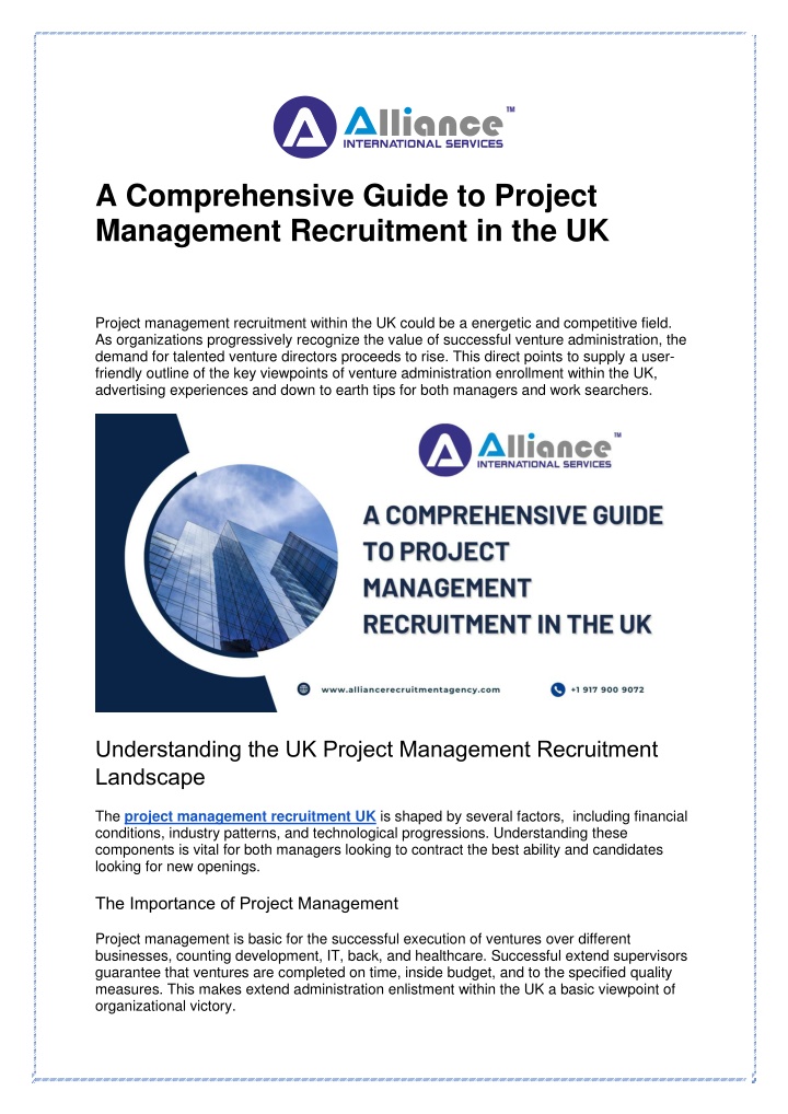 a comprehensive guide to project management