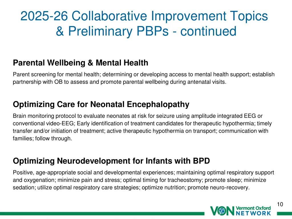 2025 26 collaborative improvement topics 2