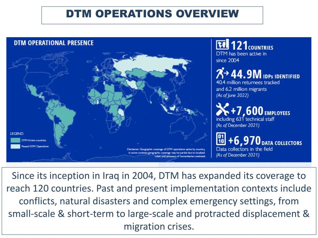 dtm operations overview