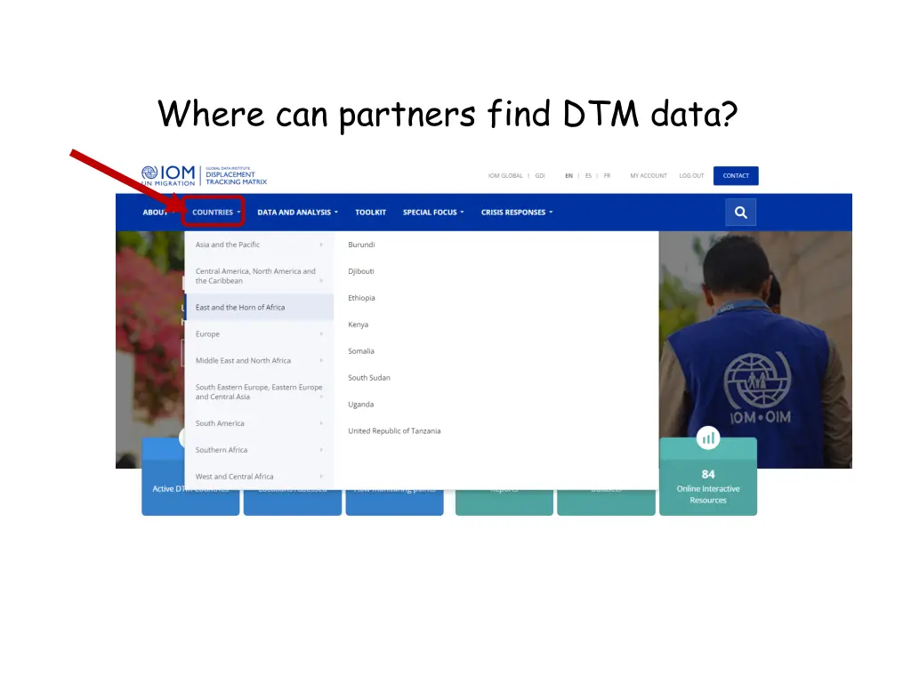 where can partners find dtm data 1