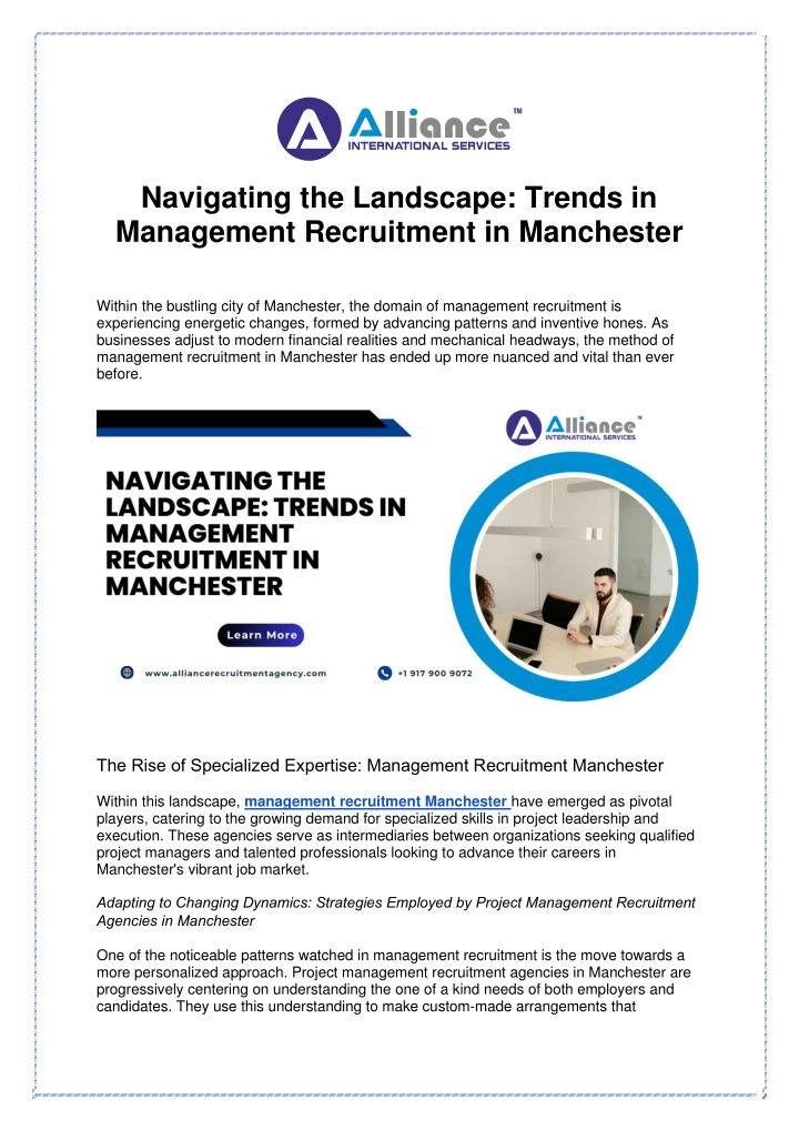 navigating the landscape trends in management