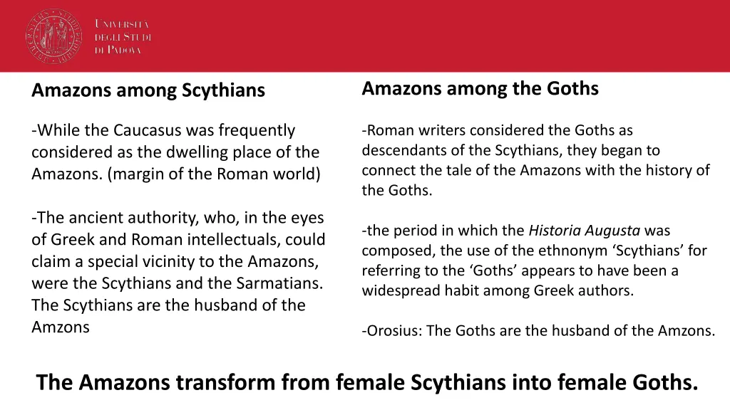 amazons among the goths