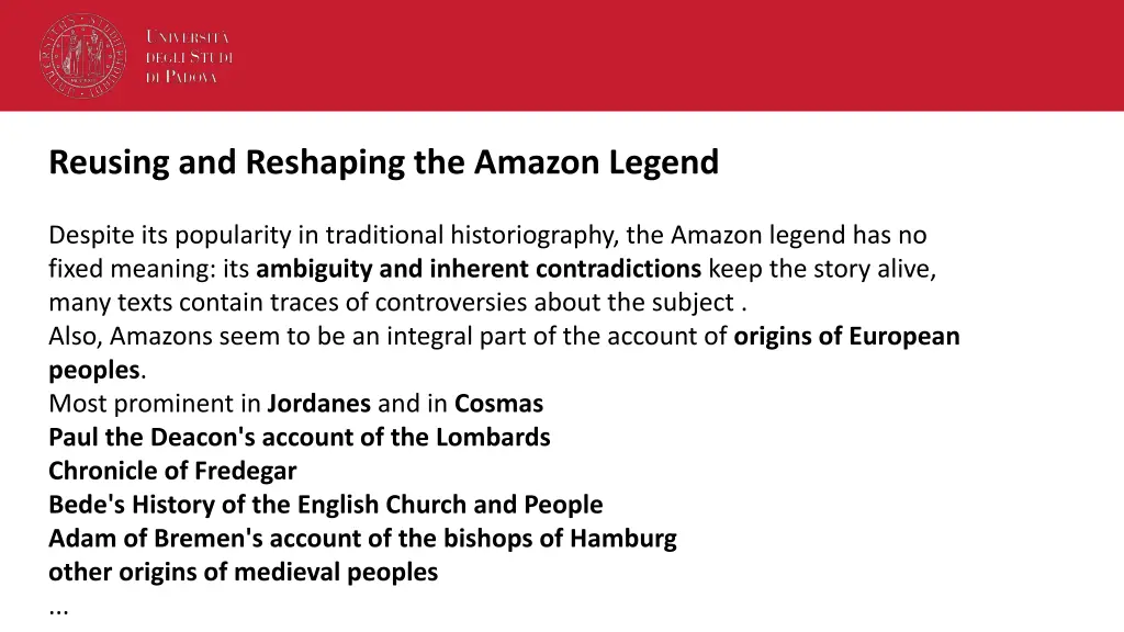 reusing and reshaping the amazon legend