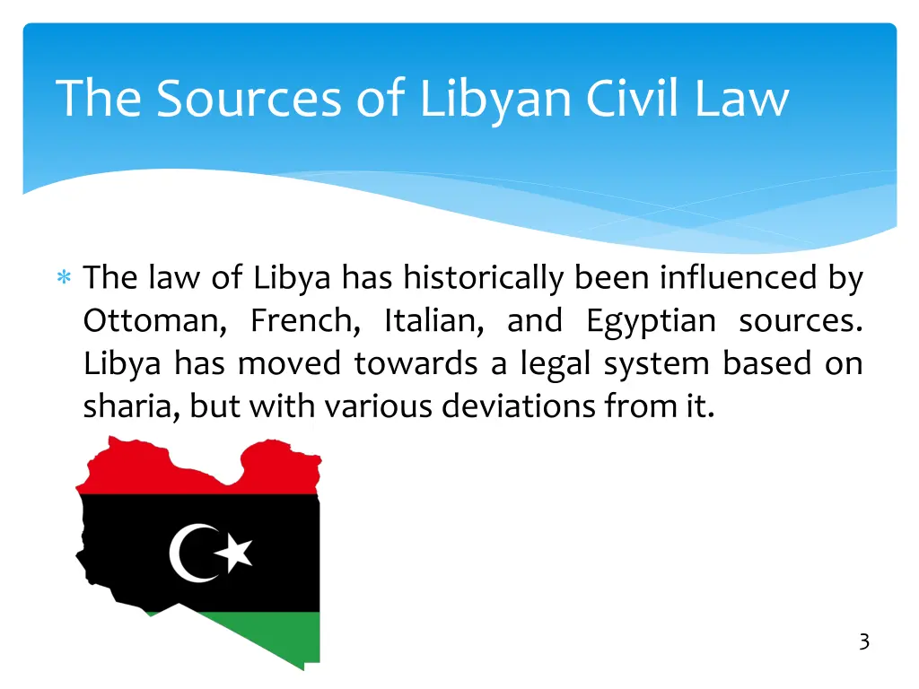 the sources of libyan civil law