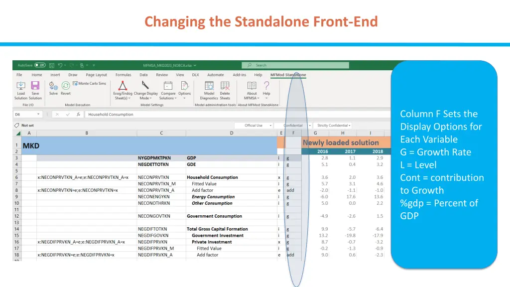 changing the standalone front end 11