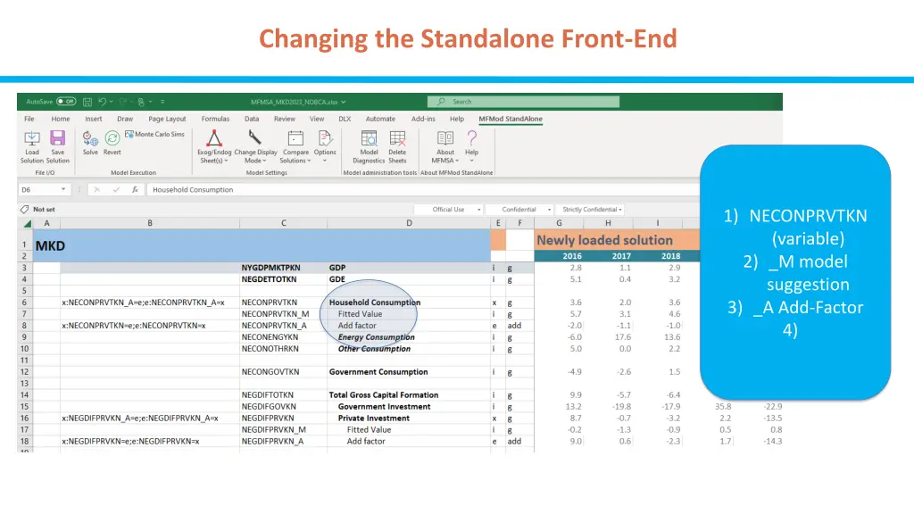 changing the standalone front end 4