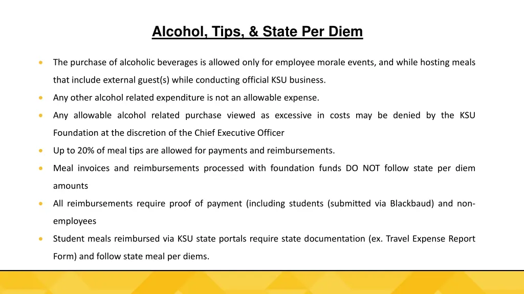 alcohol tips state per diem