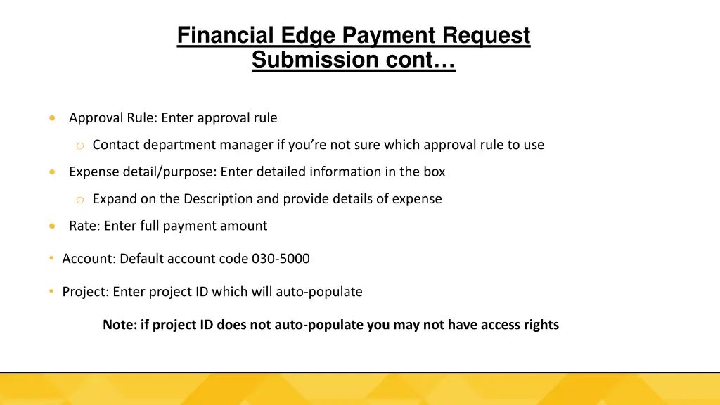 financial edge payment request submission cont 1