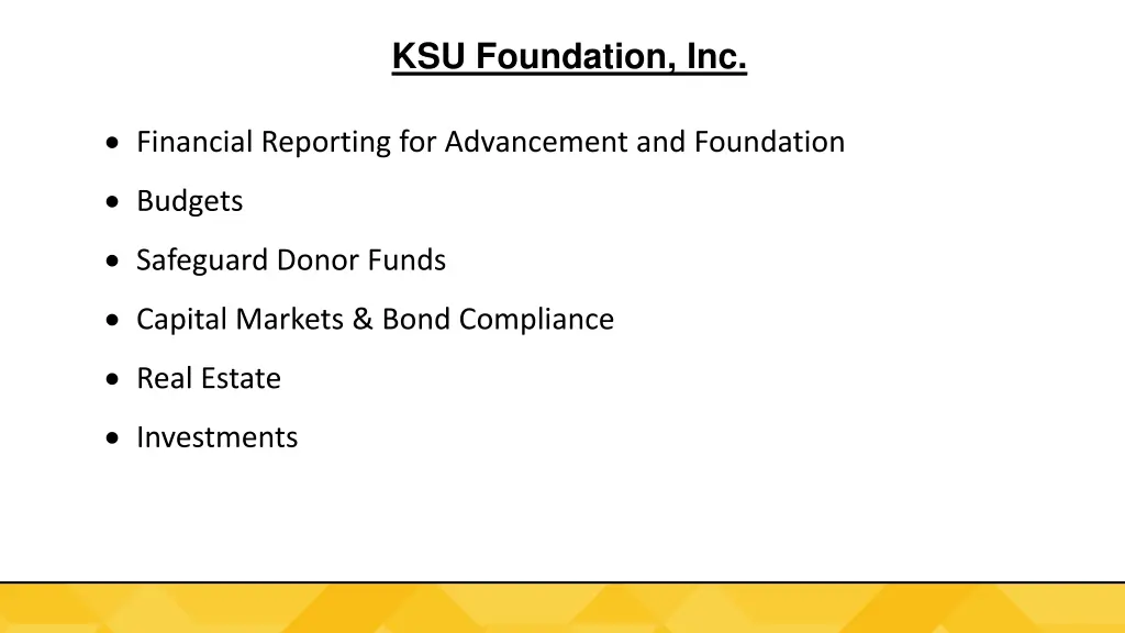 ksu foundation inc