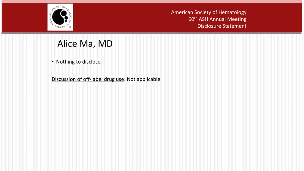 american society of hematology 60 th ash annual 2