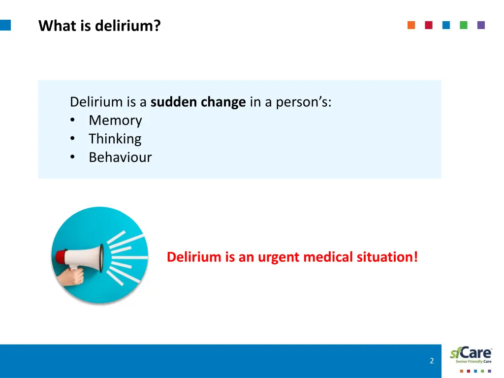 what is delirium