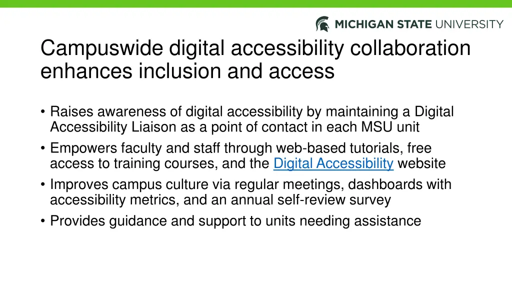 campuswide digital accessibility collaboration