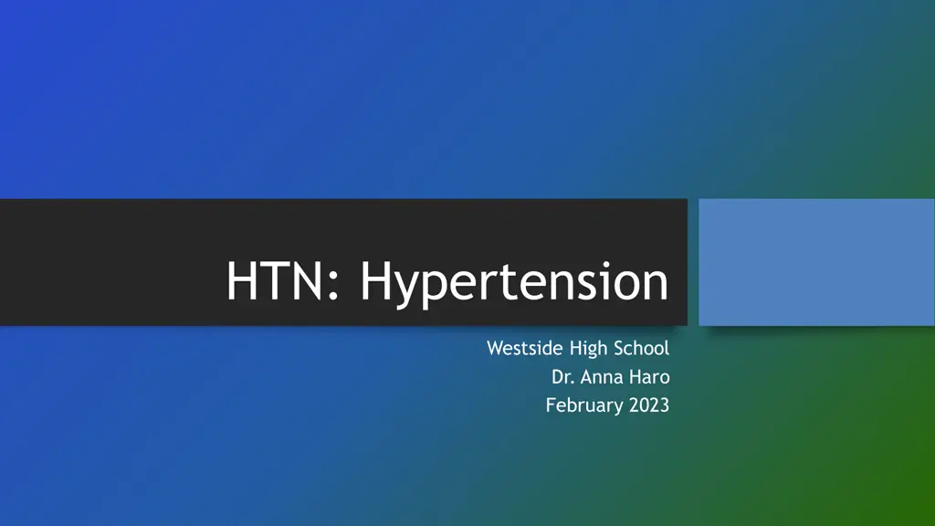 htn hypertension