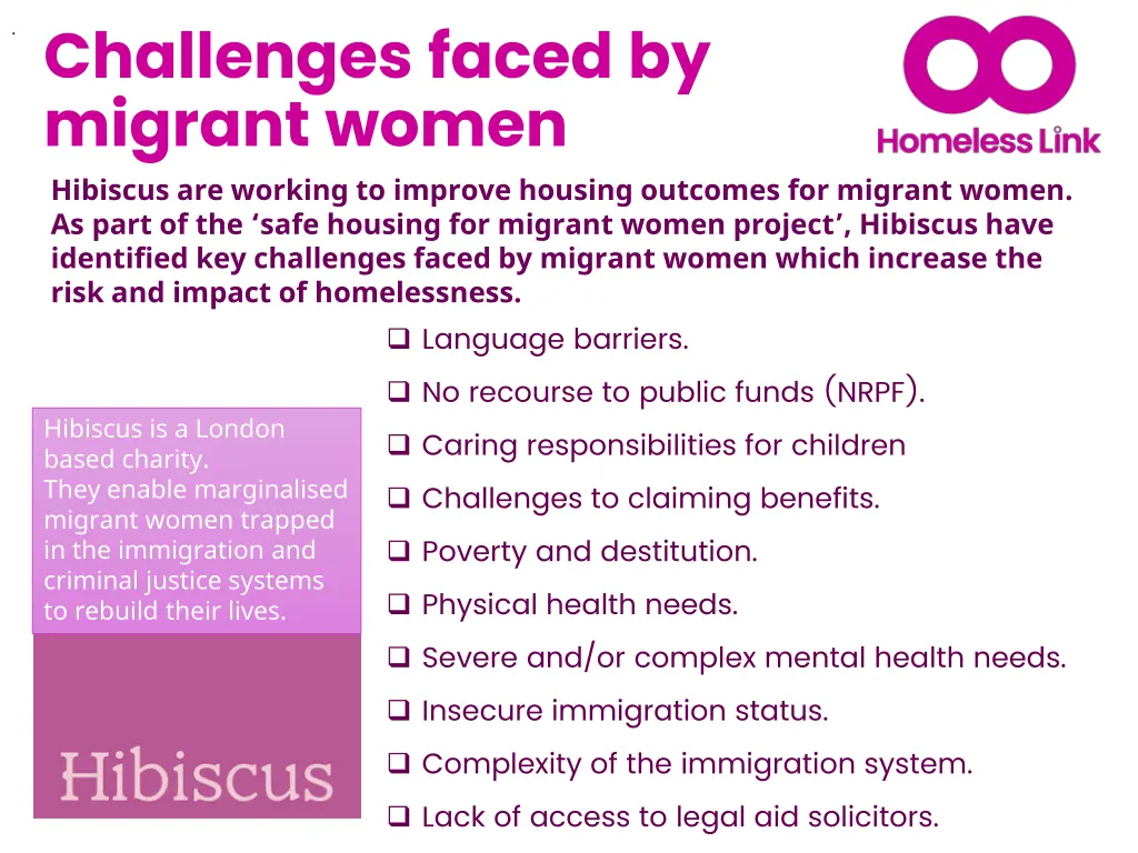 challenges faced by migrant women hibiscus