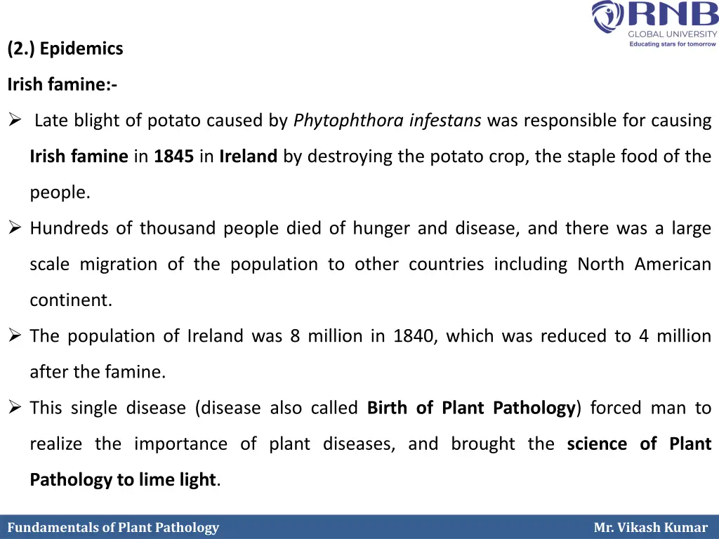 2 epidemics