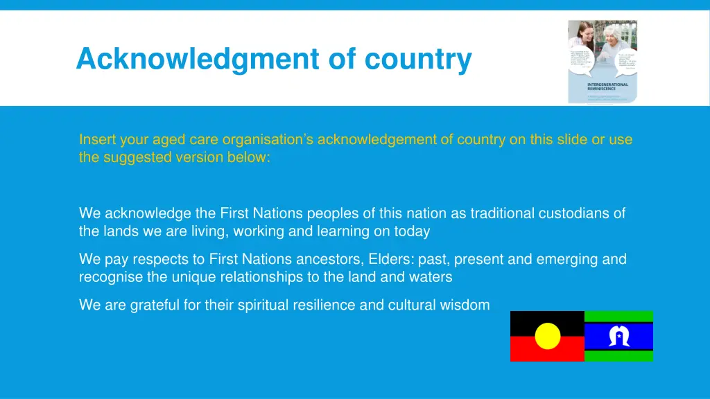 acknowledgment of country