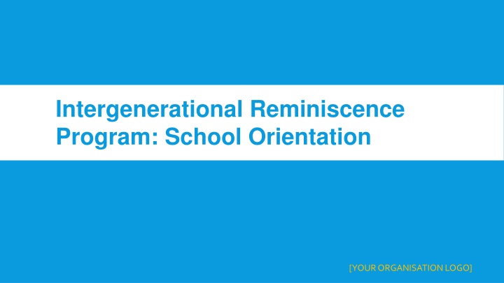 student orientation intergenerational