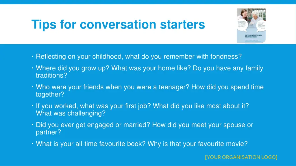 tips for conversation starters