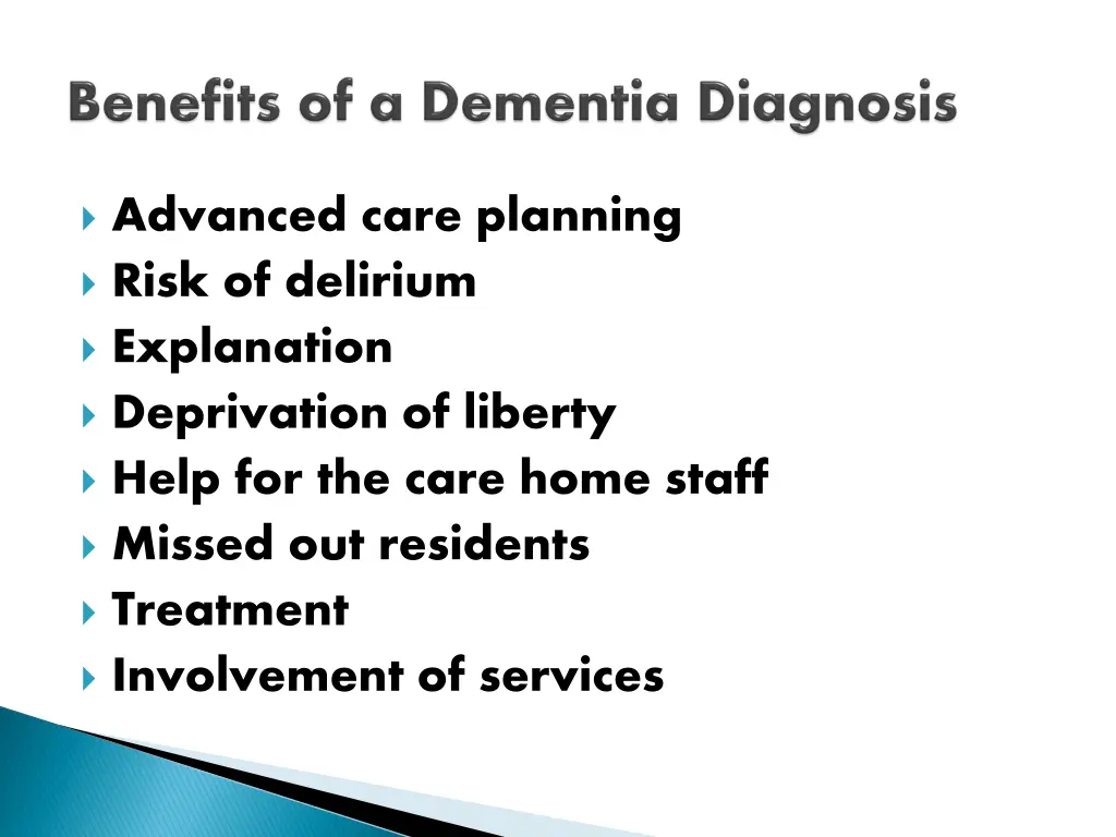 advanced care planning risk of delirium