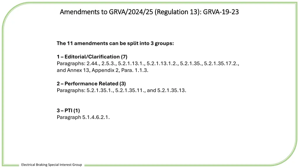 amendments to grva 2024 25 regulation 13 grva