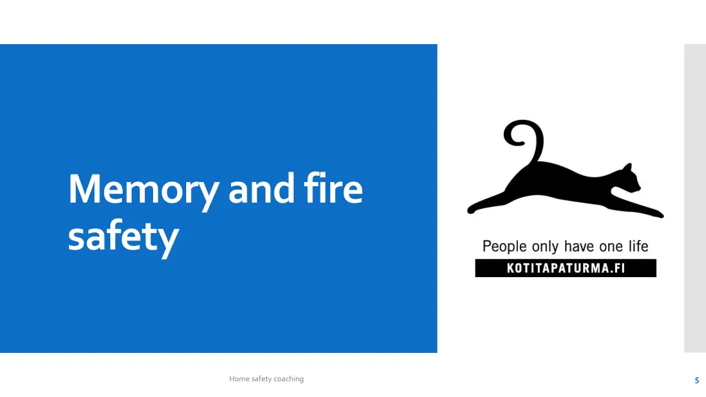 memory and fire safety