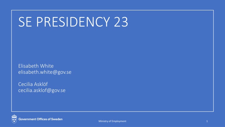 se presidency 23