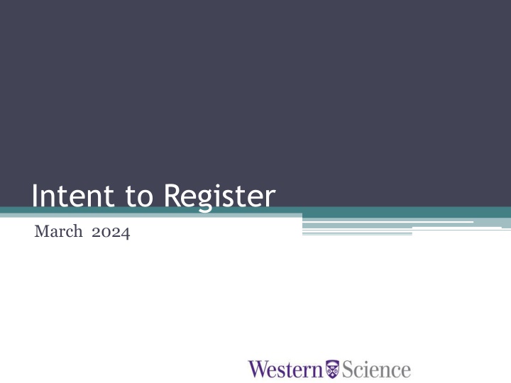 intent to register march 2024