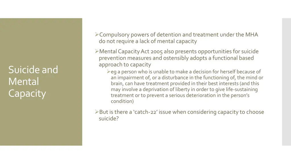 compulsory powers of detention and treatment