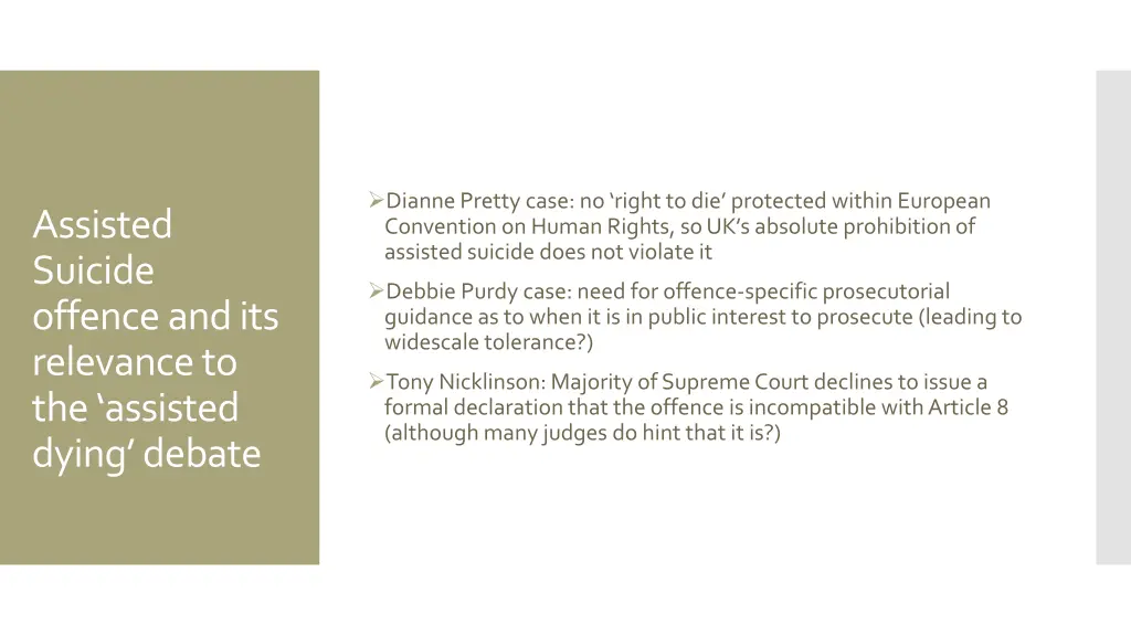 dianne pretty case no right to die protected