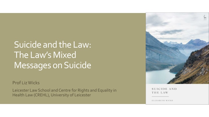 suicide and the law the law s mixed messages