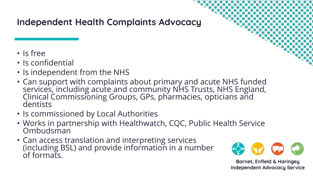 independent health complaints advocacy 1