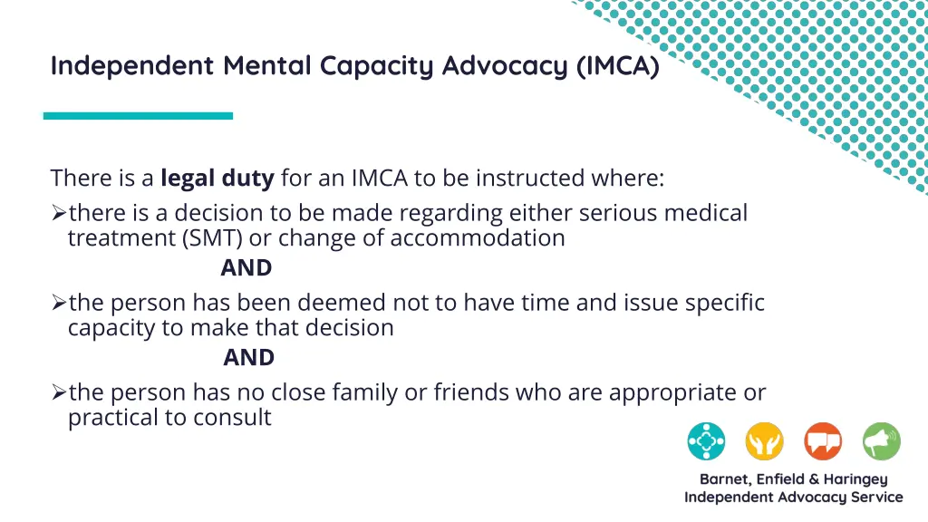 independent mental capacity advocacy imca