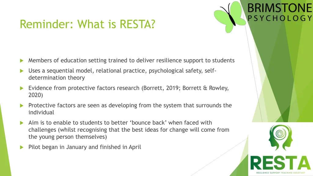 reminder what is resta