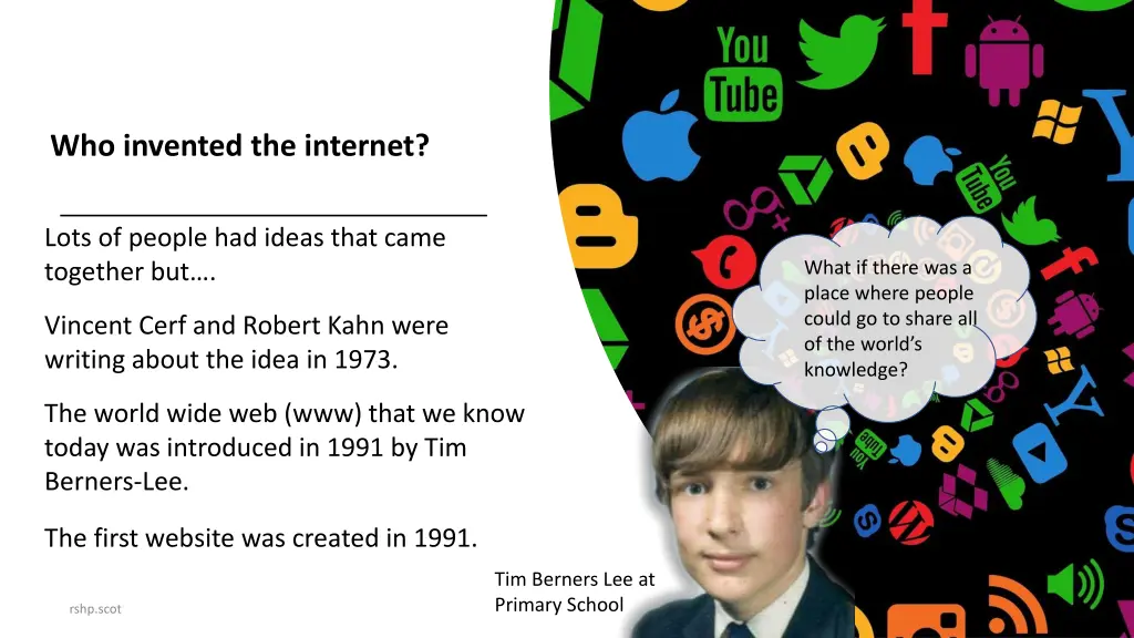 who invented the internet