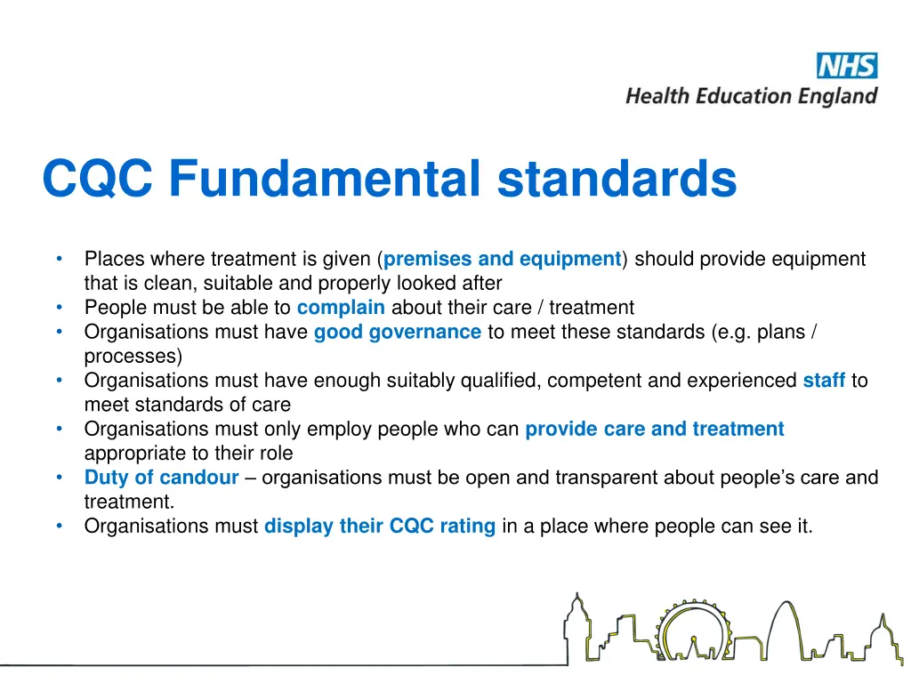 cqc fundamental standards 1