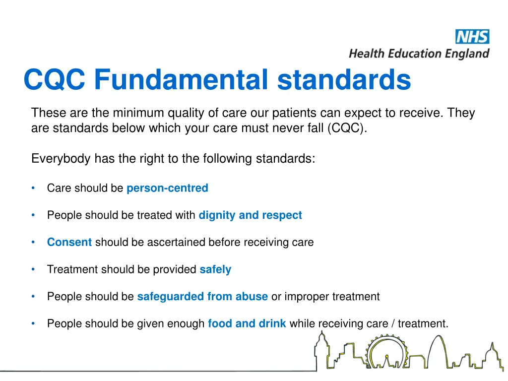 cqc fundamental standards