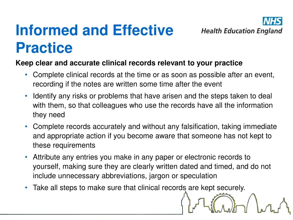 informed and effective practice keep clear