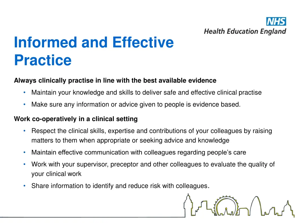 informed and effective practice