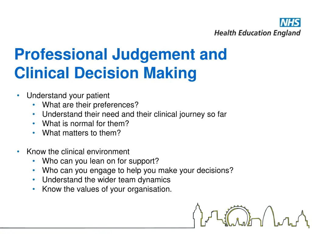 professional judgement and clinical decision 2