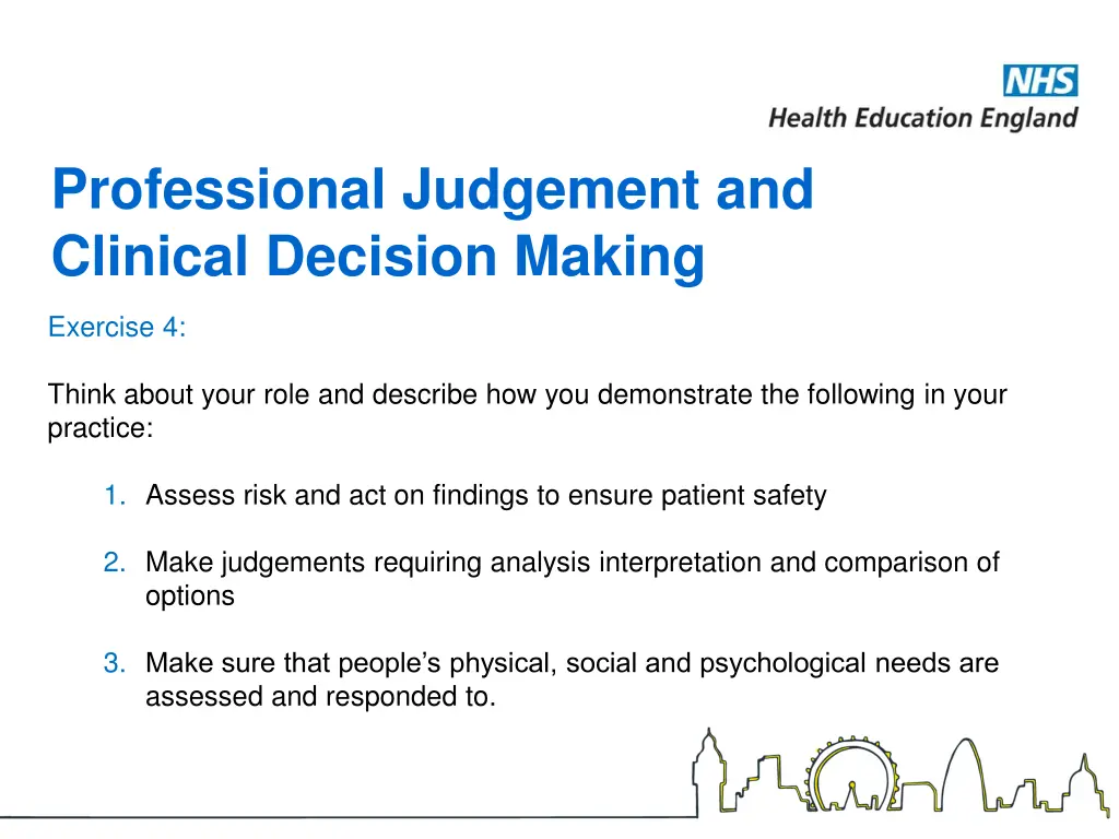 professional judgement and clinical decision 5